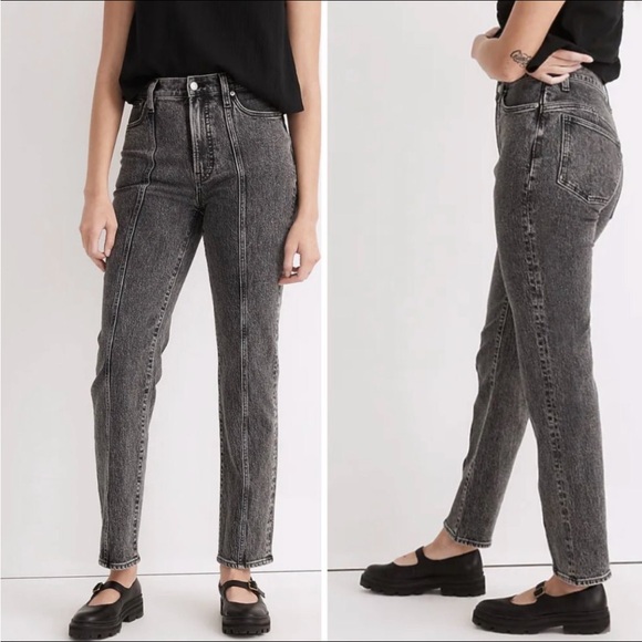 Madewell The Perfect Vintage Straight Jean in Meaford Wash: Seamed Edition - Picture 2 of 7